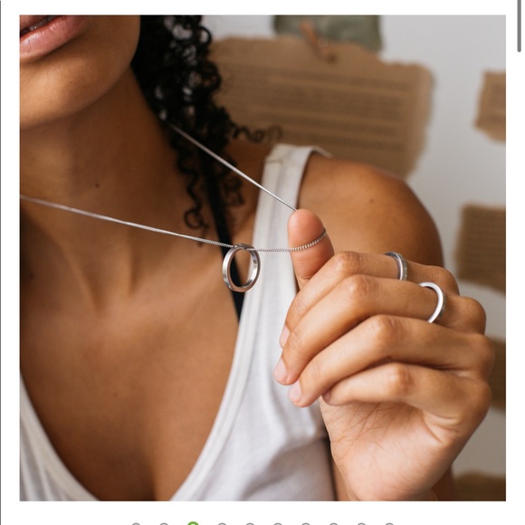 MantraBand “Grateful” Ring and Necklace - Picture 5 of 5